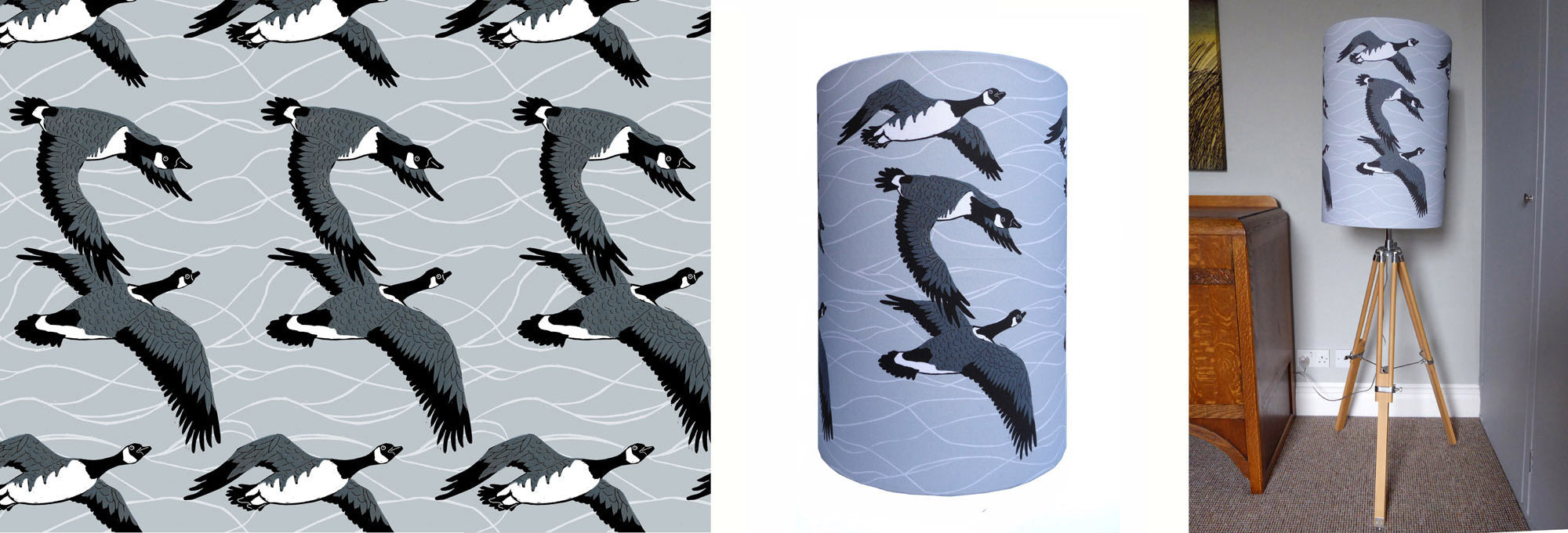 Canadian Geese Fabric