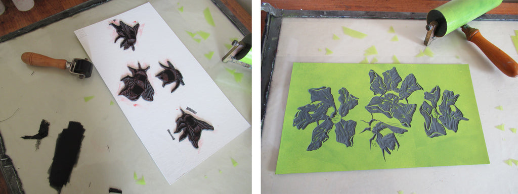 How to Make a Linocut – ThreeBearsPrints