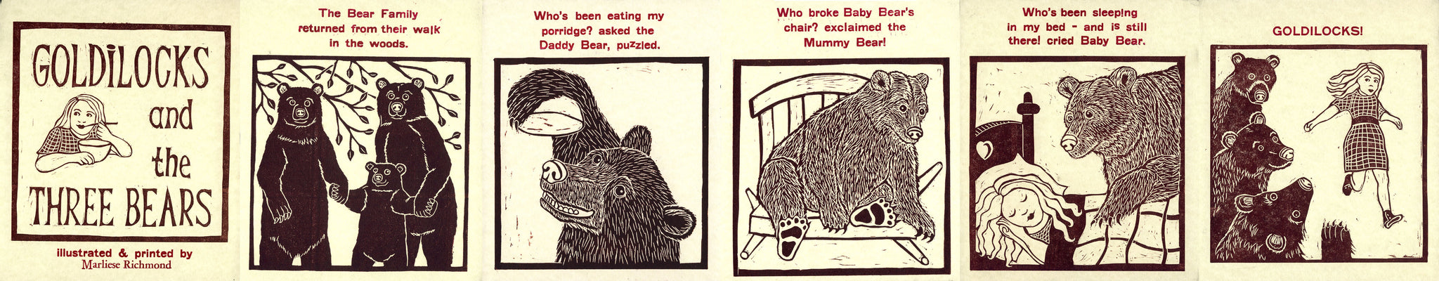 Goldilocks by Three Bears Prints