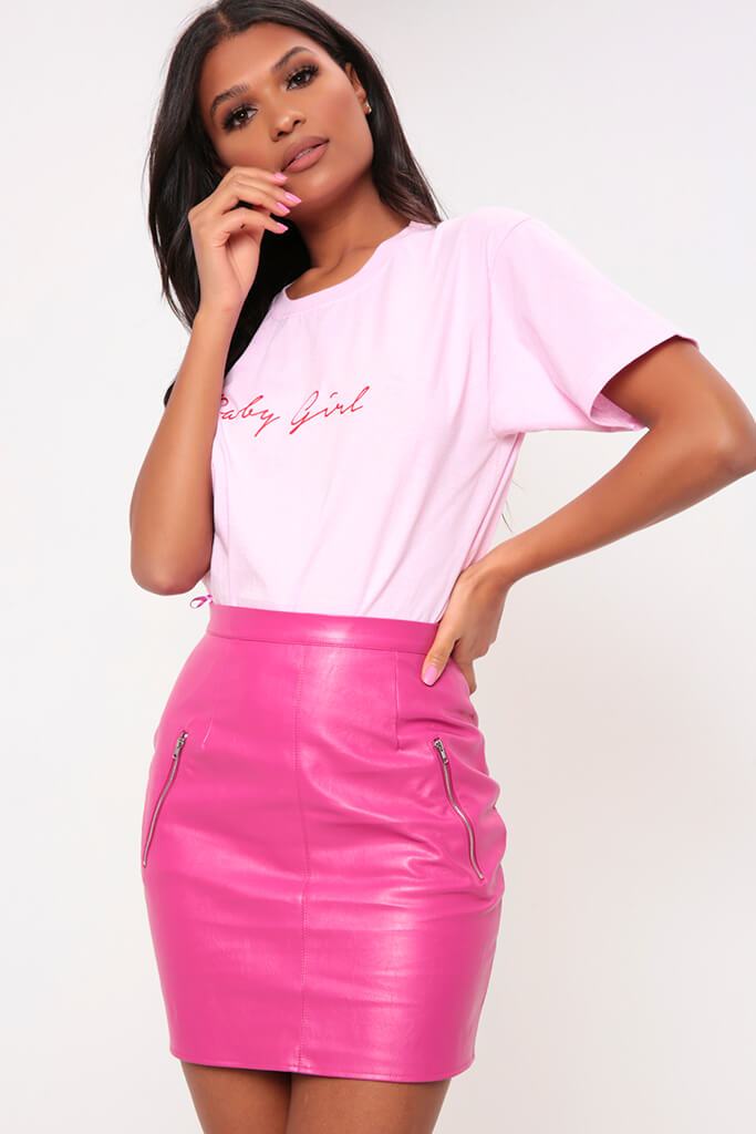 baby pink t shirt for ladies