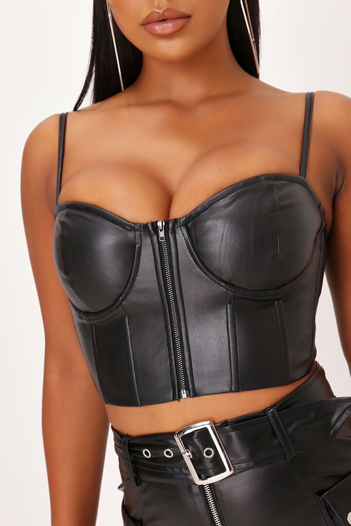 zip up corset tops