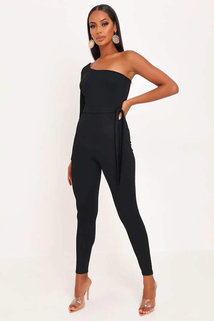 I Saw It First | V Neck Frill Detail Wide Leg Jumpsuit | Jumpsuits | I saw  it first