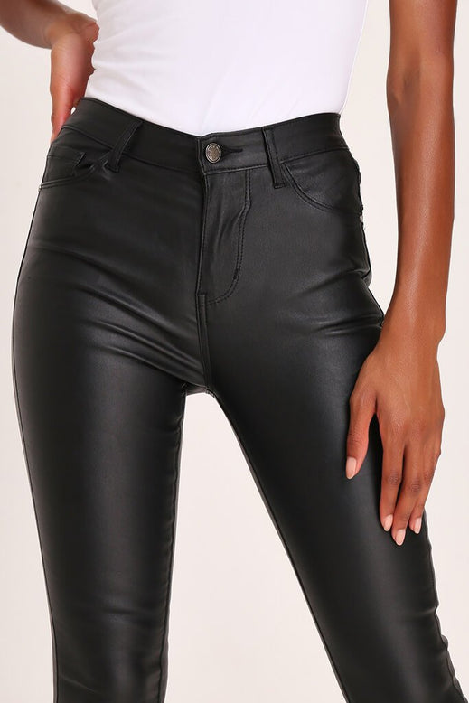 Black Coated Skinny Jeans | Denim | Jeans | I SAW IT FIRST