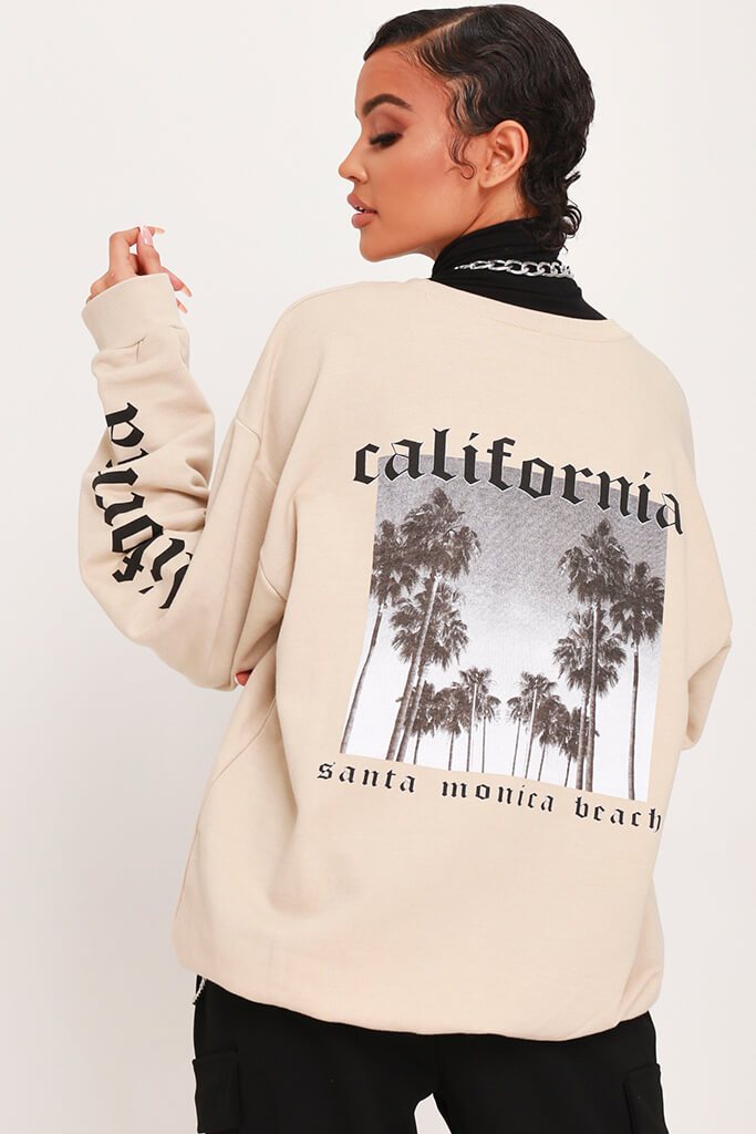 california oversized sweatshirt