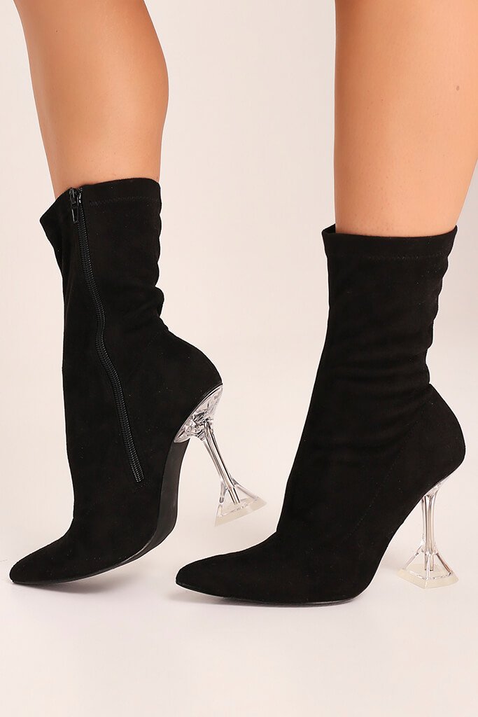 diamond heel boots