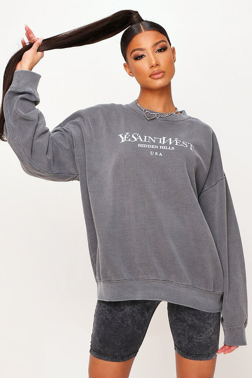 ye saint west sweatshirt