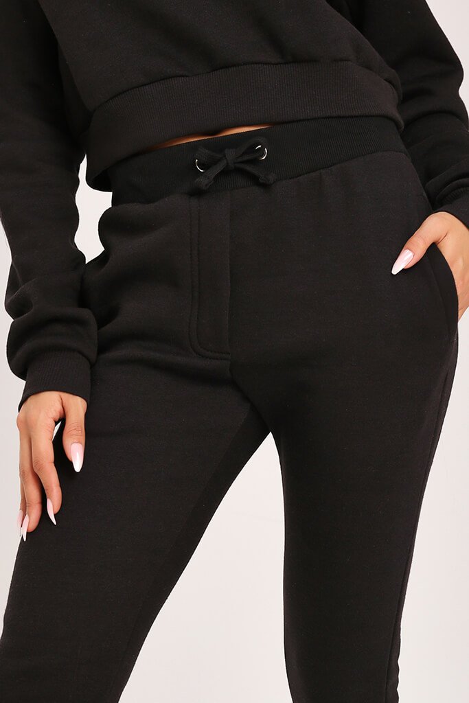 Black Tie Front Skinny Fit Jogger | Joggers | I SAW IT FIRST