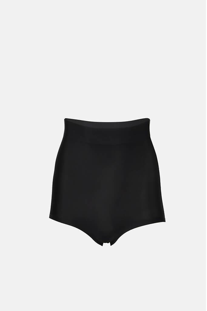 black shapewear shorts