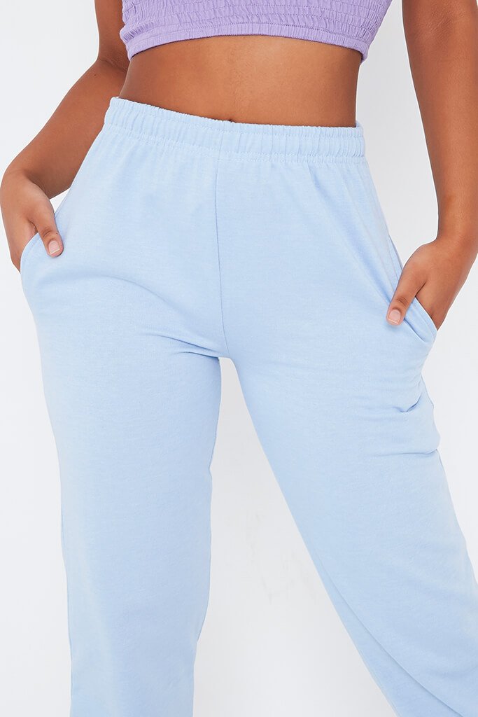 Baby Blue Oversized Basic Jogger | Joggers | I SAW IT FIRST