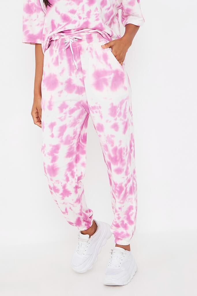 pink tie dye joggers