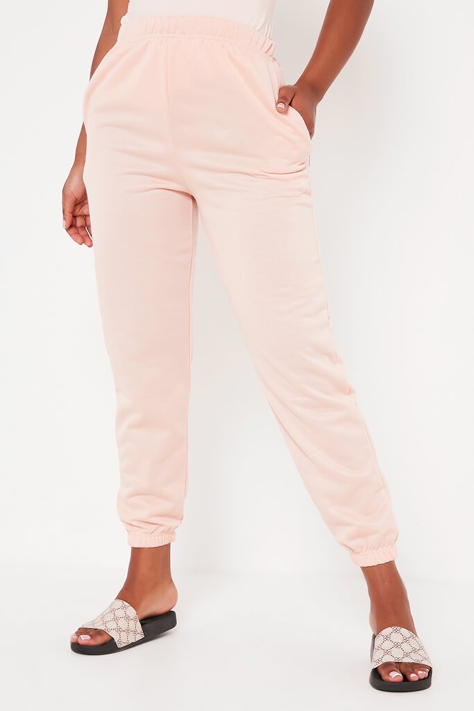 peach joggers