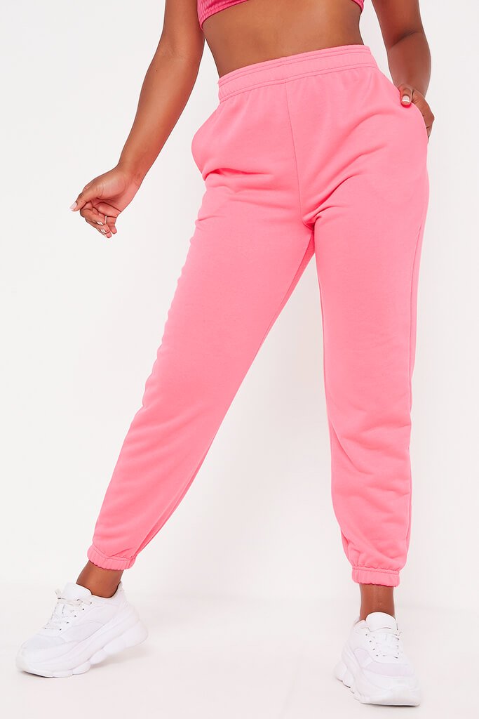 hot pink joggers