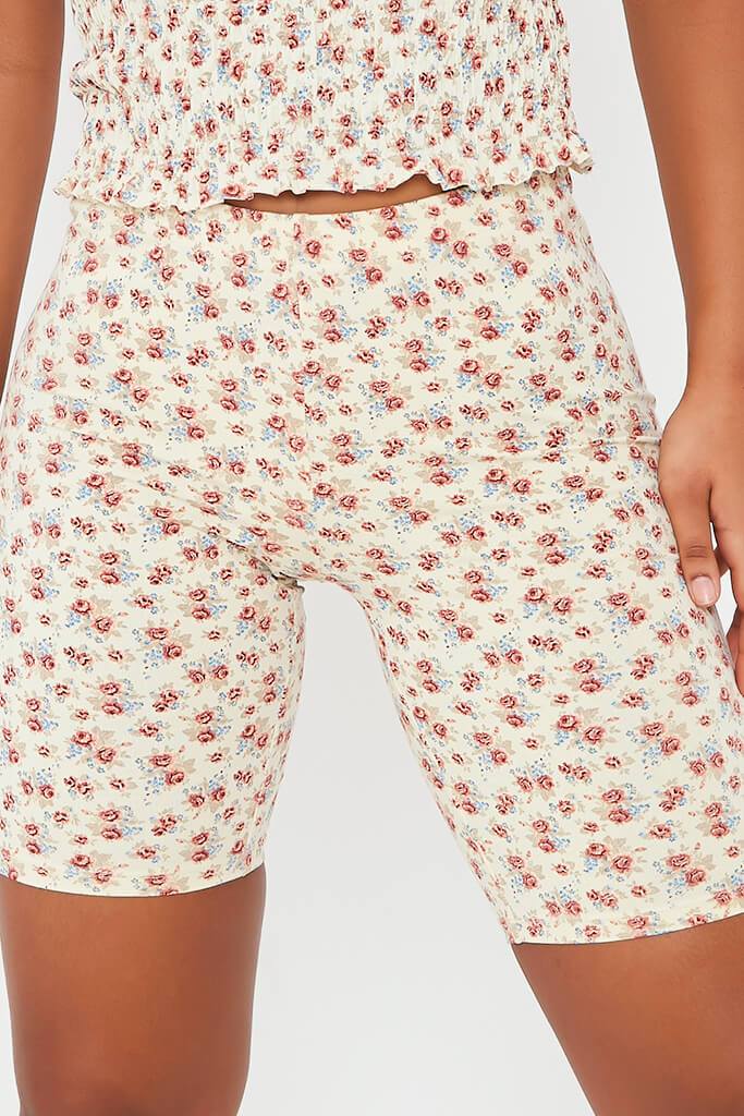 floral cycle shorts