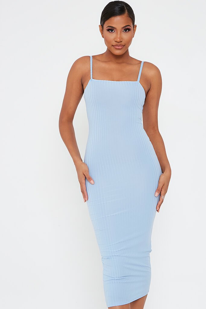 baby blue cami dress