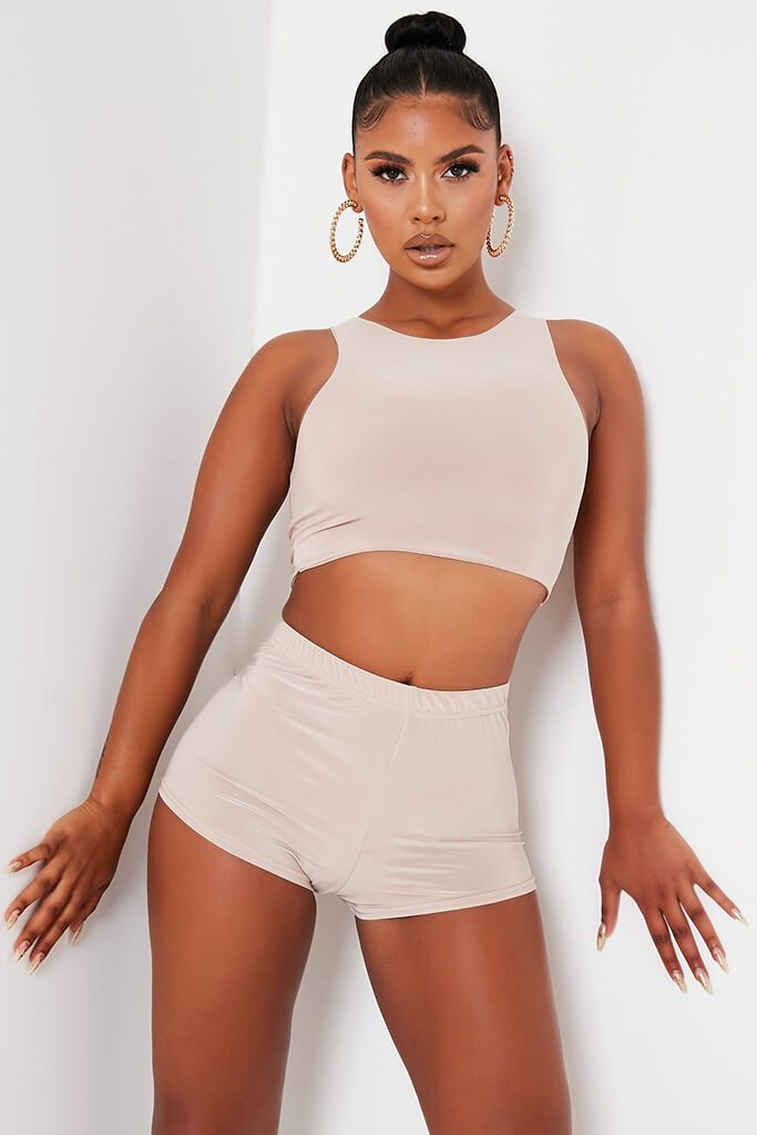 Stone Slinky Crop Cycling Short