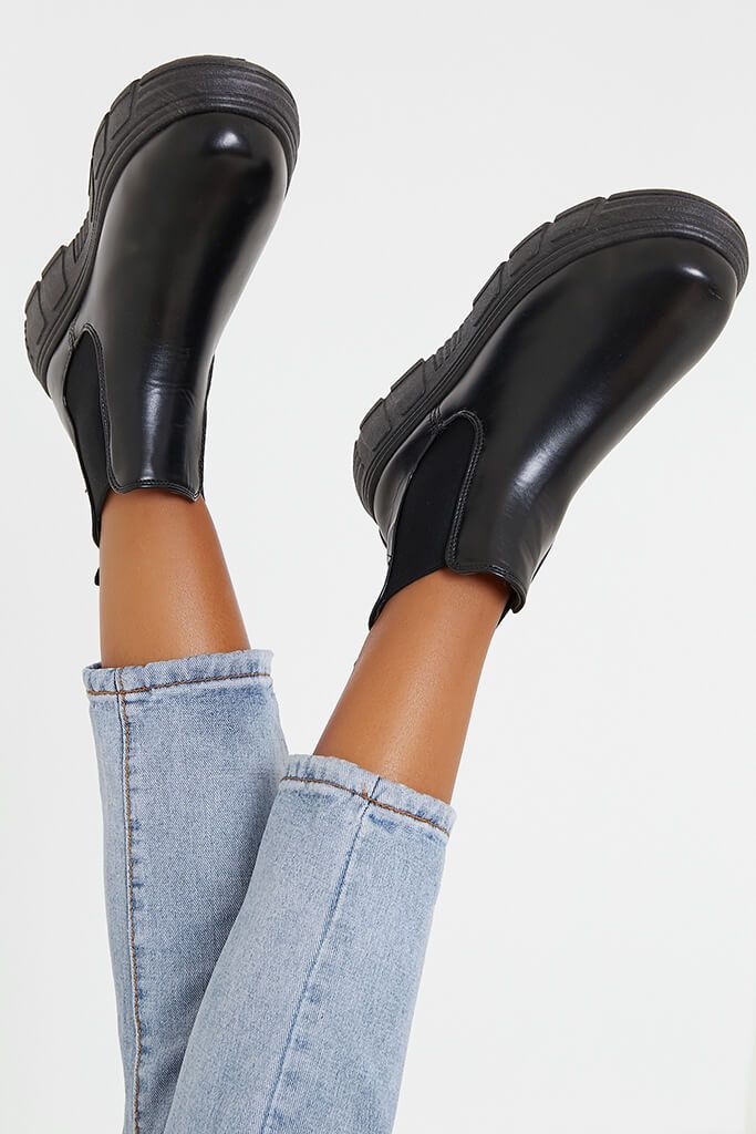 next chunky chelsea boots