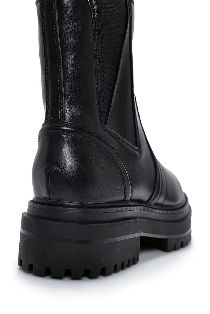 pull on biker boots