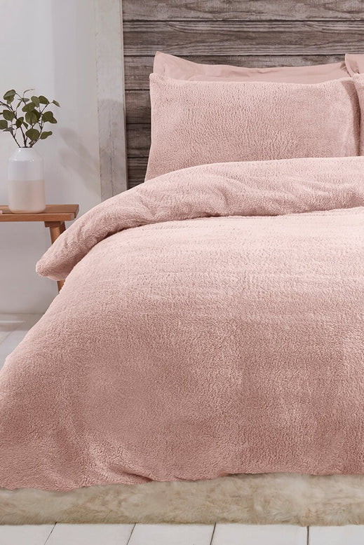 pink fleece duvet