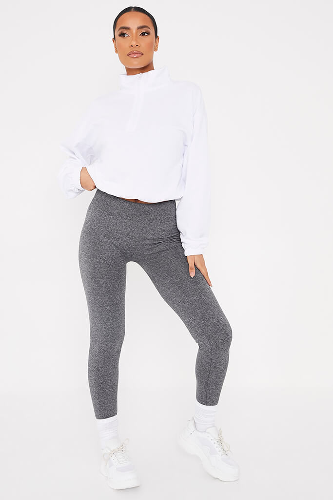 Grey Melange Leggings