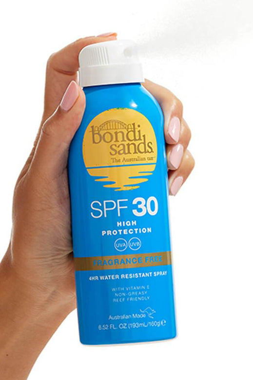 Bondi Sands Spf 30 Aerosol Mist Spray Fragrance Free 160g Beauty Sunscreen I Saw It First