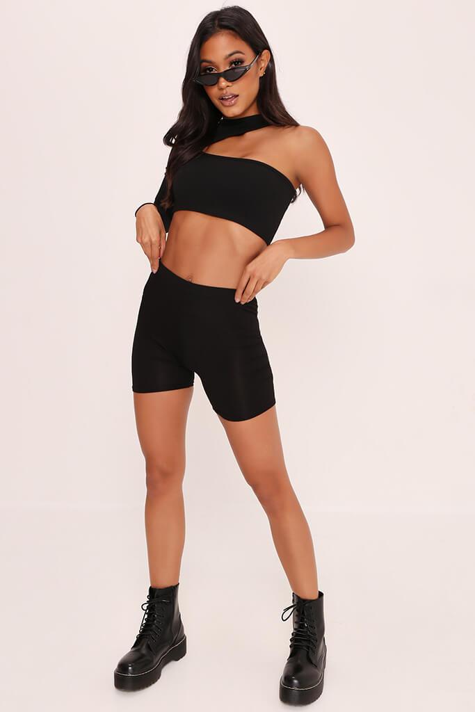 Black Crop Cycling Shorts | Shorts 