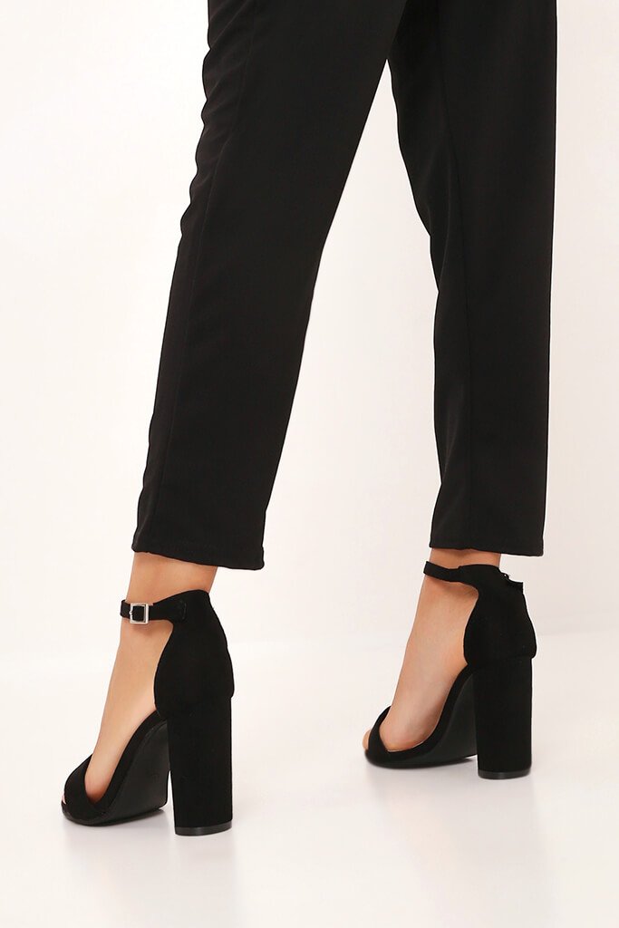 black block platform heels