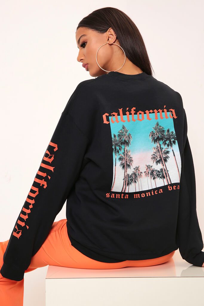 california oversized sweatshirt