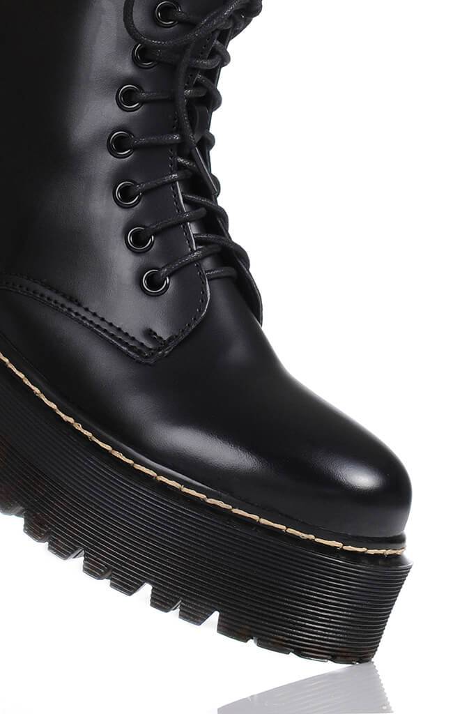 platform military boots