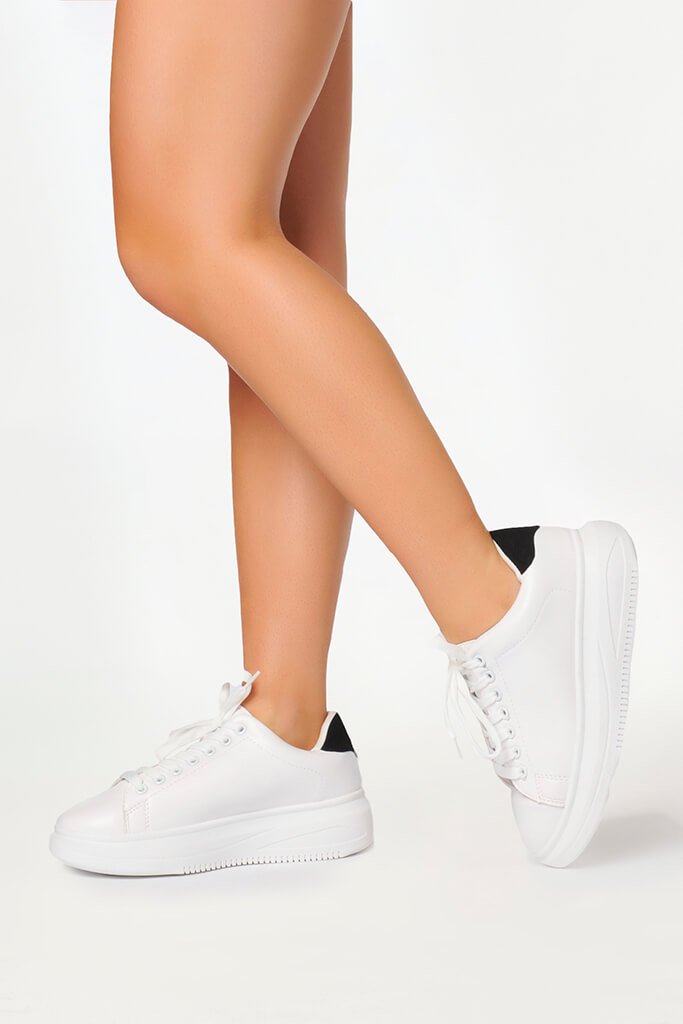 White Basic Platform Trainers With 