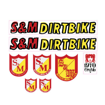 S M Bmx Decal Sets Re Rides