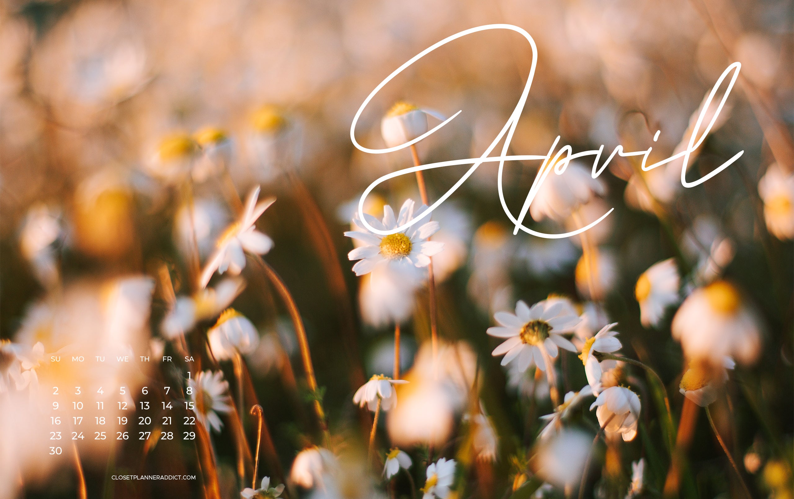 Free April 2023 Wallpapers by Closet Planner Addict