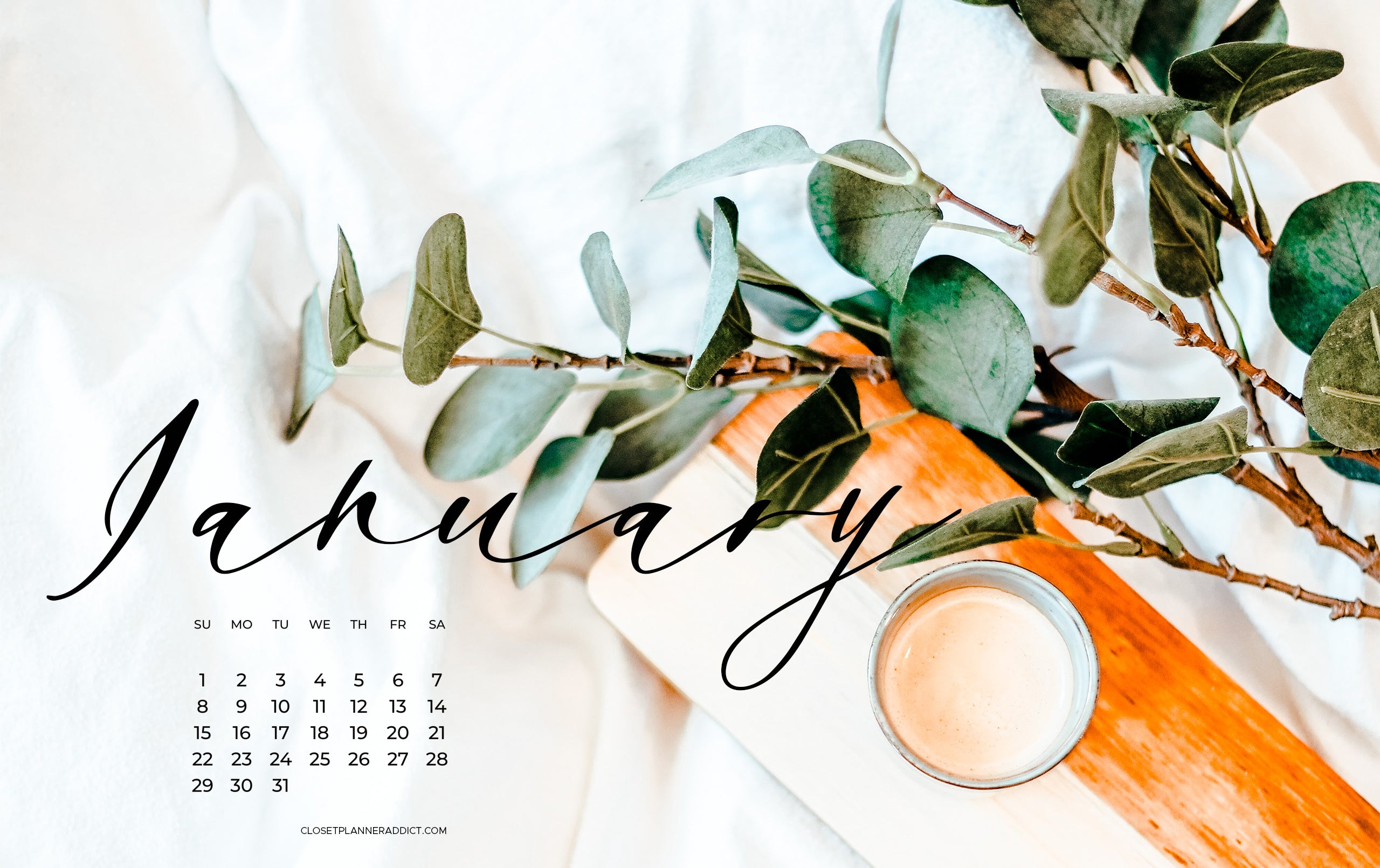 Free January 2023 Wallpapers by Closet Planner Addict