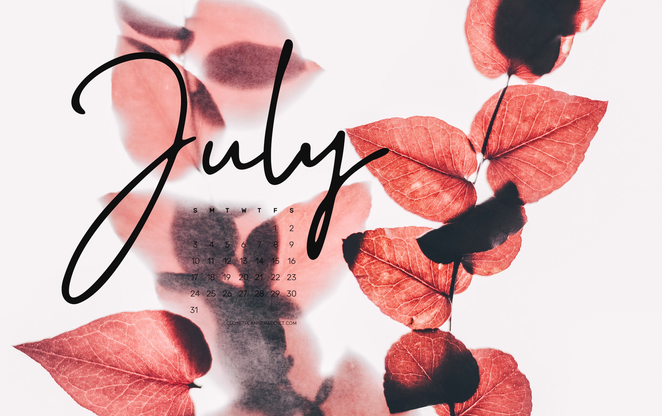 Free July 2022 Wallpapers by Closet Planner Addict