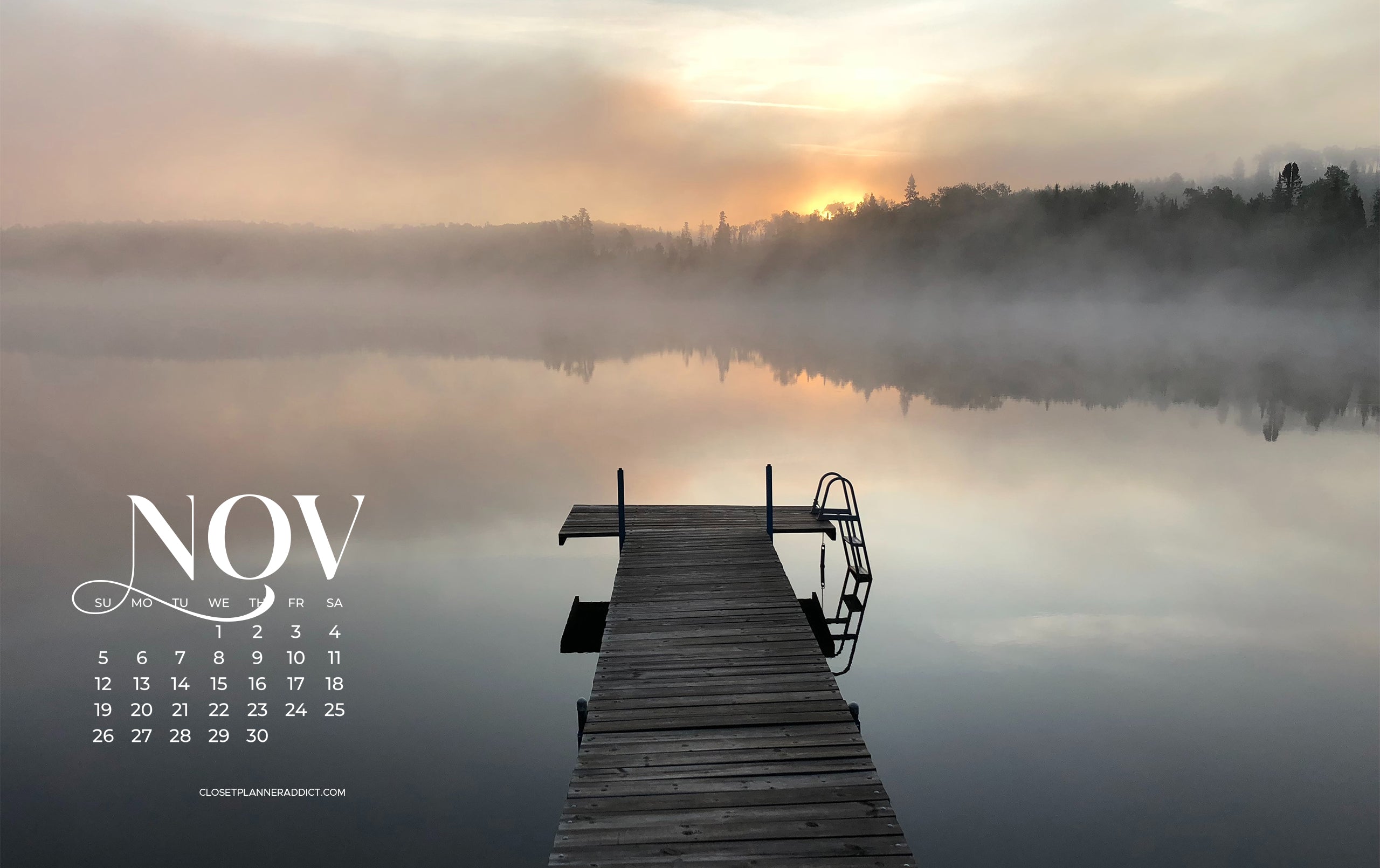 Free November 2023 Wallpapers by Closet Planner Addict