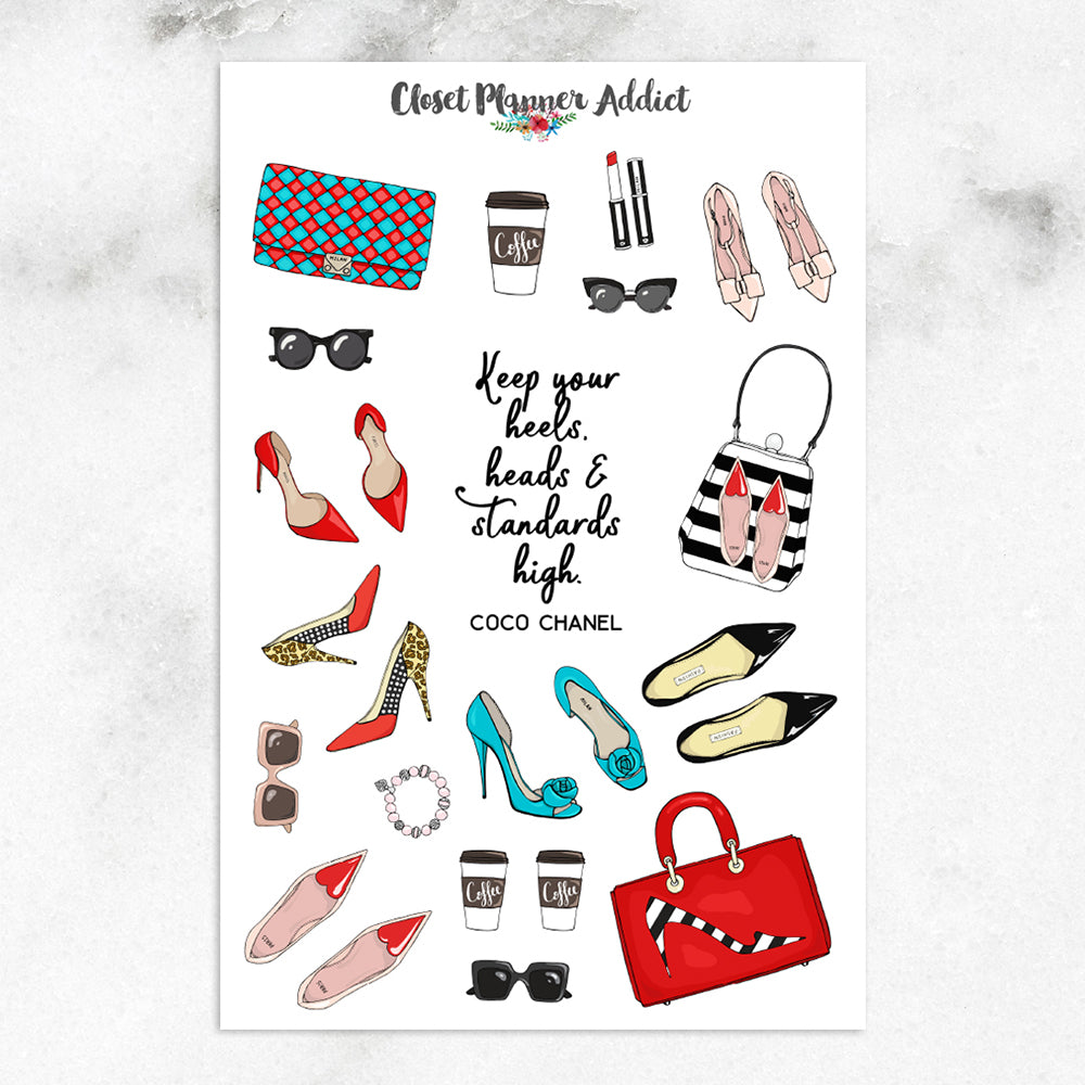 Curvy Winter Fashion, CHOOSE YOUR OPTION, Fashion Stickers, Planner  Stickers 