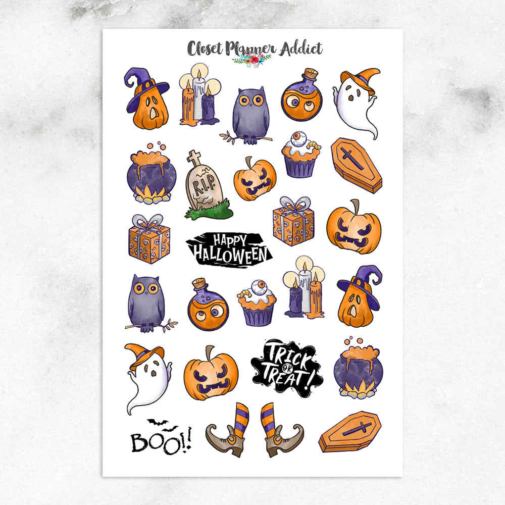 CandyCorn Planner Stickers  Halloween Days of the Week • Kia Creates