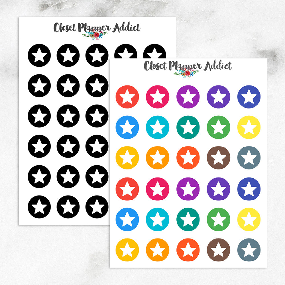 Zodiac Planner Stickers | Crystals Gems Stickers | Celestial Stickers  (S-527)
