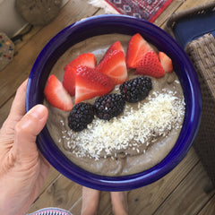 Ccoconut Almond Butter Smoothie Bowl