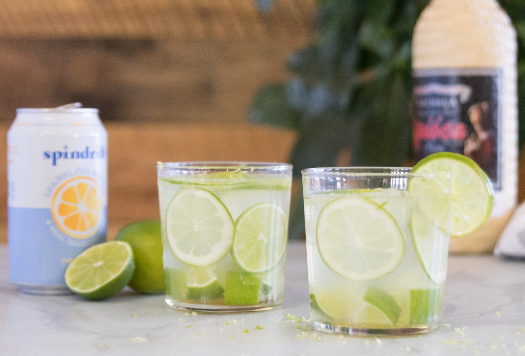 Lemon Lime Caipirinha