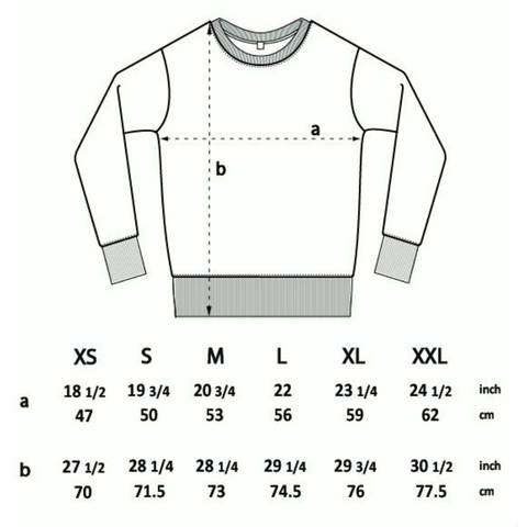 Vegan For The Animals Unisex Sweatshirt - Cow- Melange Grey Size Guide