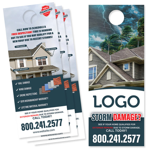 Door Hangers for Roofers - High Quality Prints - FREE Shipping ...
