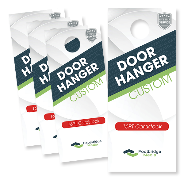 1000 Door Hangers - 5000 Door Hangers + FREE SHIPPING