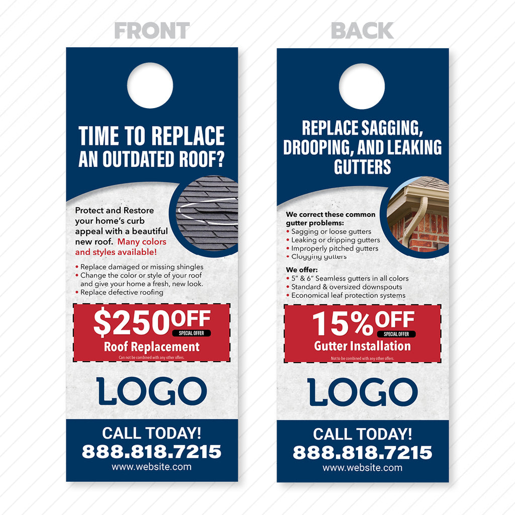 Roof Inspection Door Hanger - Designed & Printed - FREE Shipping ...