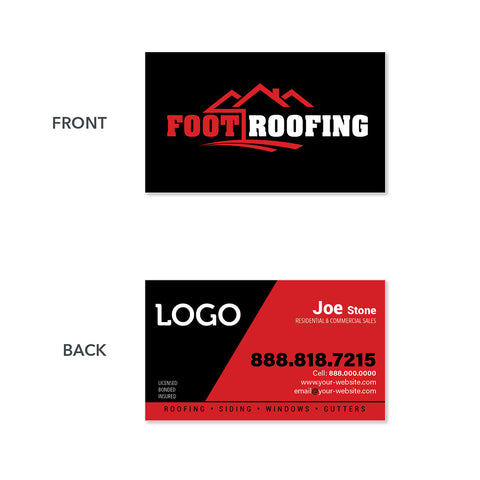 Design Sample Business Cards – Footbridge Marketing