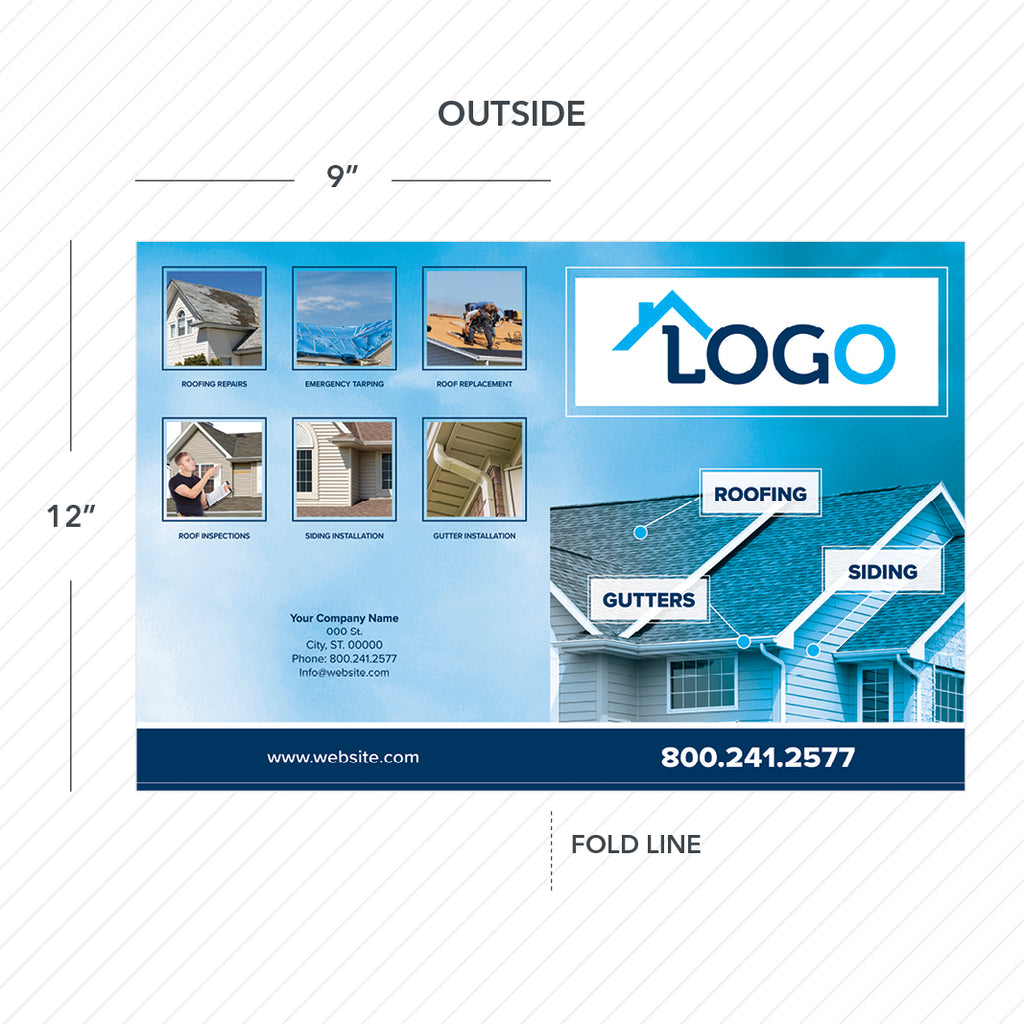 roofing presentation cards