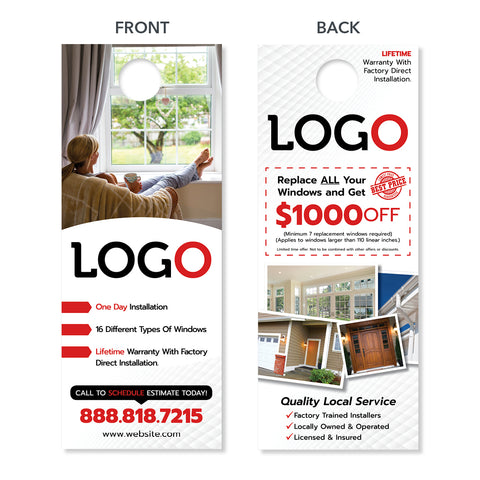 Door Hangers For Remodeling Contractors - FREE Shipping – Footbridge ...