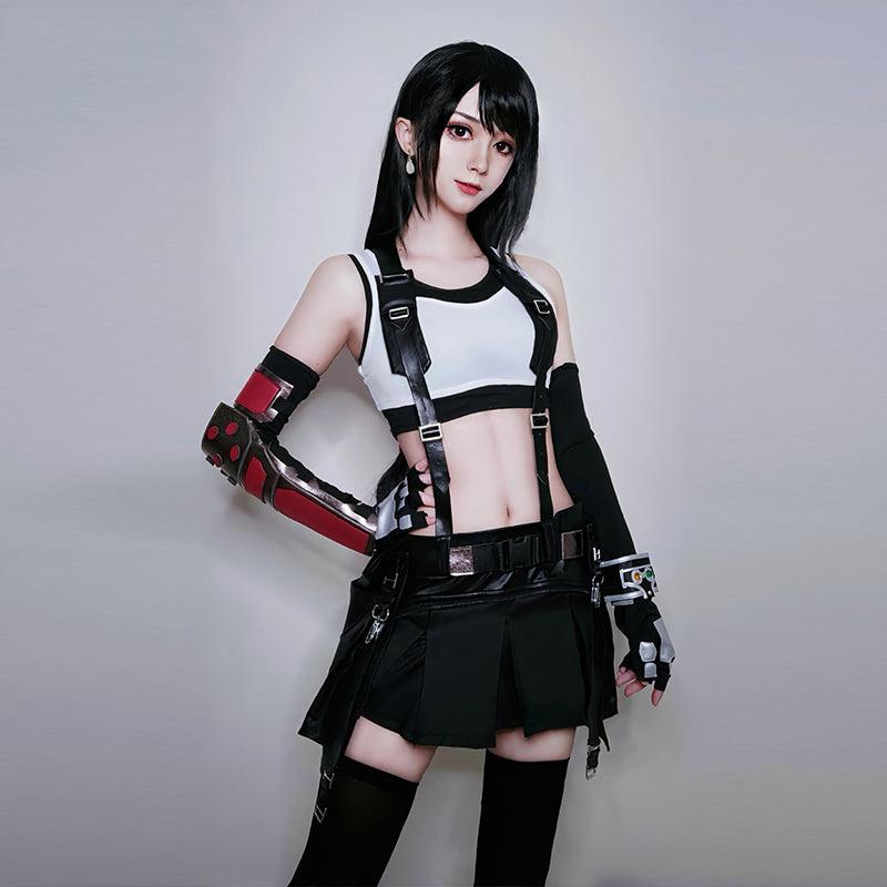 AxBALL Apply To Tifa Lockhart Cosplay Anime Final Fantasy 7 Long