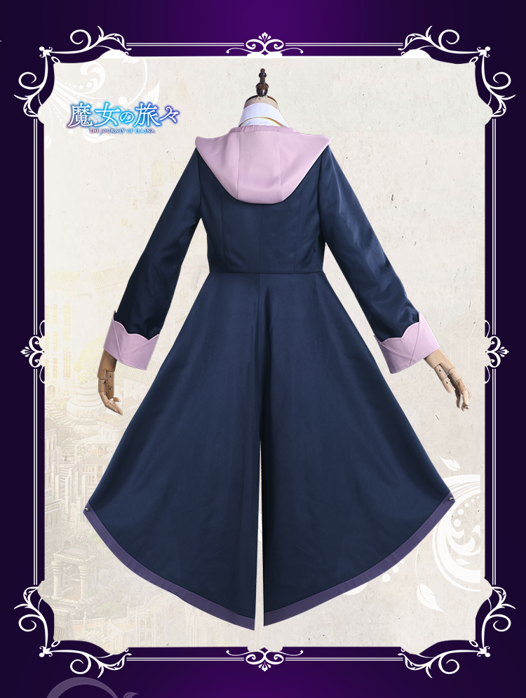 The Journey of Elaina Cosplay Costume Majo no Tabitabi Outfit Purple Halloween Party