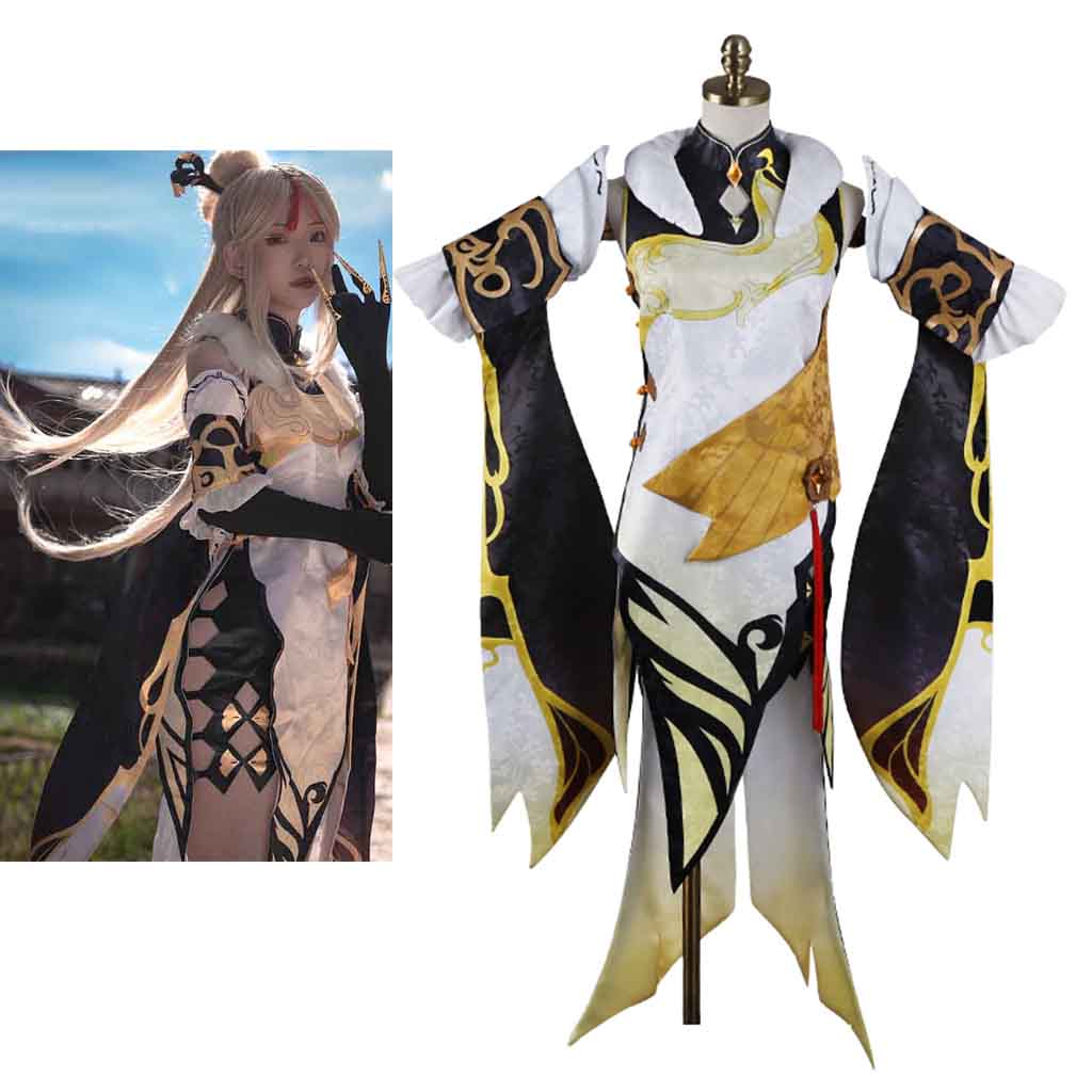 Game Genshin Impact Cosplay Ningguang Costume Ning Guang Cosplay ...