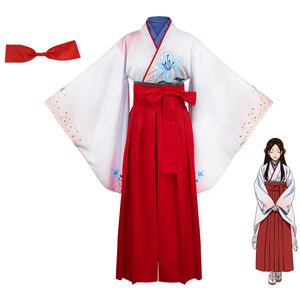 Anime Kakegurui Compulsive Gambler Yuriko Nishinotoin Cosplay Kimono Cosplay Costume Outfit